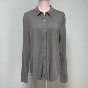 Lucky Brand Blouse Sage Green Size L
